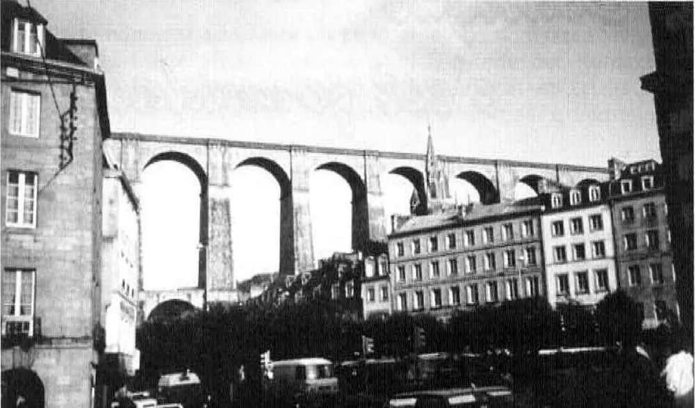 Das Viadukt von Morlaix